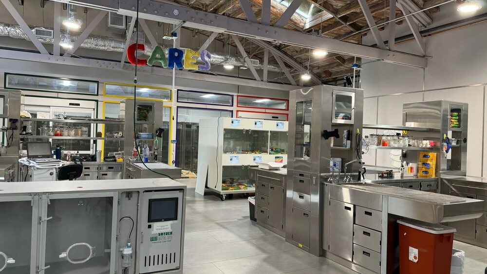 Inside the CARES facility in Studio City